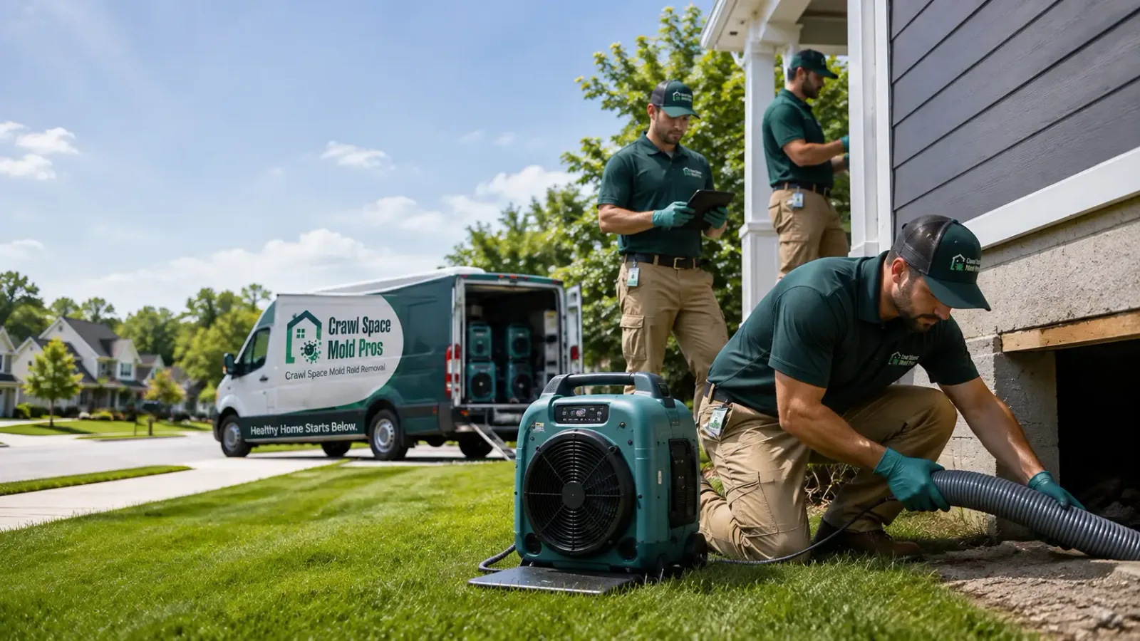 Crawl Space Mold Removal in Lamberton, MN